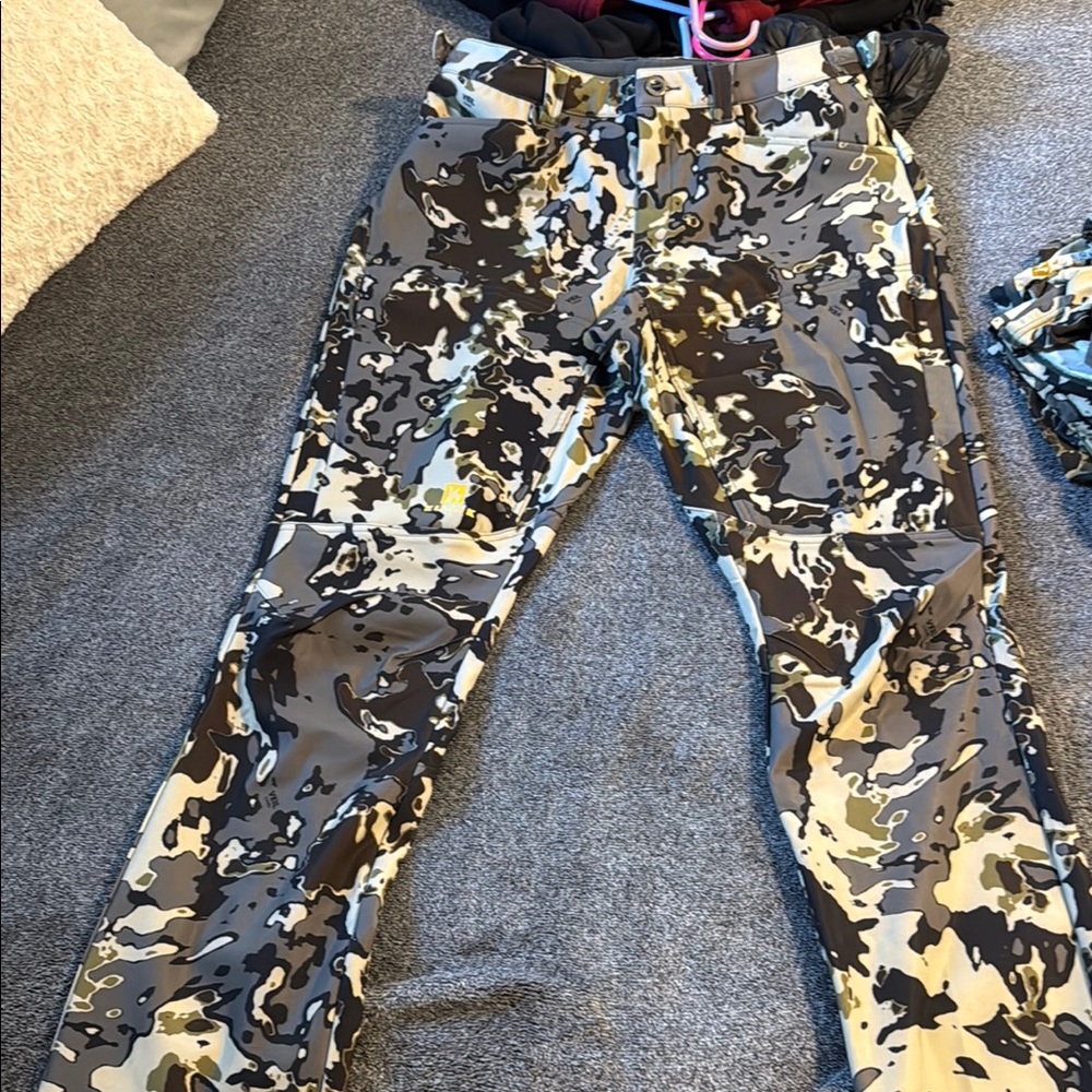 Camouflage Boot Cut Pants
